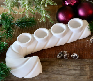 Silikon - Gießform - Kerzenhalter - Zuckerstange - für Stabkerzen - Adventsdeko - Weihnachtsdeko - vielfältig nutzbar