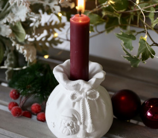 Silikon - Gießform - Geschenkbeutel - Kerzenhalter - Weihnachtsdeko - für Stabkerzen - vielfältig nutzbar