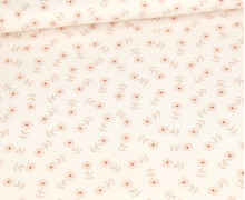 Sommersweat - Bohemian Spring - Blumen - Beige - Bio Qualität - abby and me