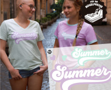 Onkel Bo's Bügelbilder - DIN A4 - Summer - Schriftzug - BIG