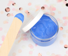 Siebdruckfarbe - Mittelmeer Blau - 100ml - wasserbasiert - vegan - für Textil