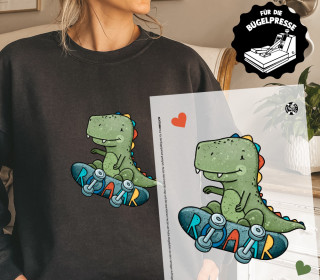 Onkel Bo's Bügelbilder - DIN A4 - Rex Skate - BIG