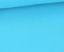 Bündchen Gretje - Glattes Bündchen - Schlauchware - Uni - Cyanblau Hell