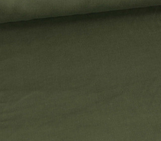 Feincord - Babycord - Baumwolle - Uni - 145g - Olivgrün