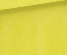 Feincord - leicht dehnbarer Babycord - Uni - 240g - Grüngelb