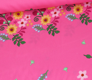 Bio-Baumwoll Satin - Webware - 2.WAHL - Tell Your Story - Evermore - Rosa - Hamburger Liebe