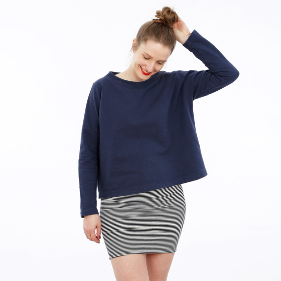 Stehkragensweater FRAU ISA  XS-XL - e-book PDF