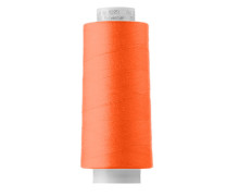 1 Kone Overlockgarn - Trojalock 120 - 2500m - Neon Orange (1428)
