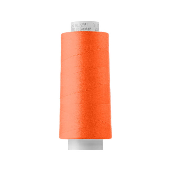 1 Kone Overlockgarn - Trojalock 120 - 2500m - Neon Orange (1428)
