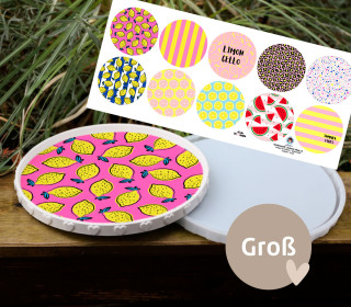 Outdoorstoff - Summer Vibes 2.0 - Inlays für Silikon - Dekoteller - Tablett - Groß - studio.mARTinchen - abby and amy