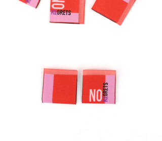 1 Label - NO REGRETS - Rot/Rosa - Anlukaa