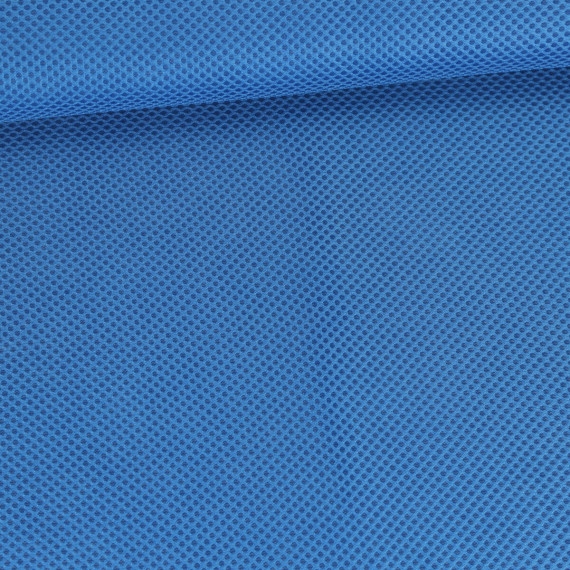 Wattierter Mesh - Air Mesh - Uni - Himmelblau