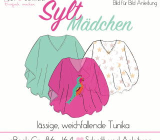 Ebook - Tunika „Sylt“ KINDER Gr. 86 – 164 (A4 / A0) von Pech und Schwefel