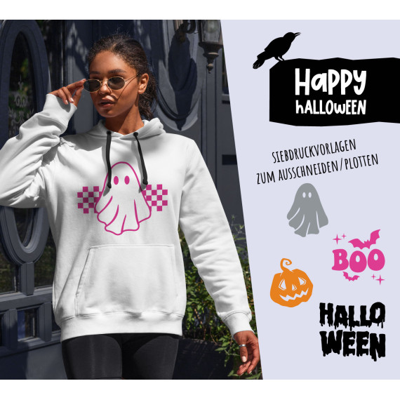 FREEBIE - Happy Halloween - Siebdruck Vorlagen