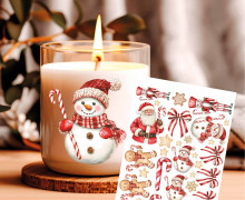 Rub-On Sticker - Rustic Christmas - Tante Henni Rub-Ons - vielfältig nutzbar