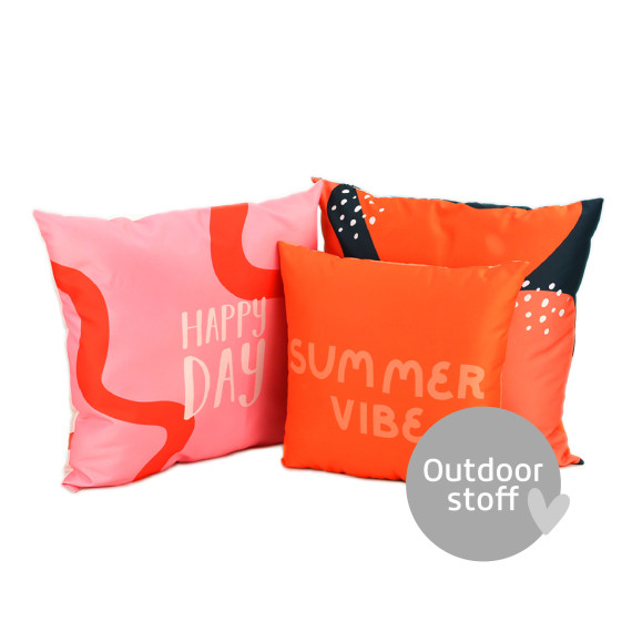 Kissenstoff - DIY - Kissen-Set - Sweet Life - Outdoorstoff - abby and amy