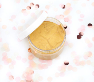 Siebdruckfarbe - Gold - Metallic - 100ml - wasserbasiert - vegan - für Textil