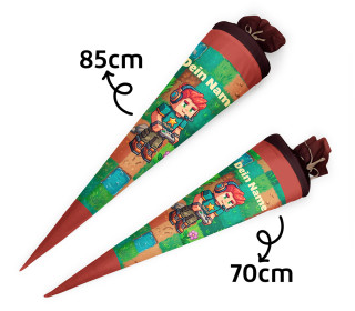 DIY-Nähset Schultüte - Konfigurator - Gamer - Velvet - personalisiert