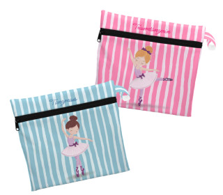 DIY-Nähset - 2 Wetbags - Softshell  - Ballerina - Frida Kreativ