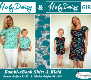Ebook - Kombi HolyDaisy Mutter Tochter Kleid + Shirt