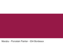 1 Porzellan- Und Glasmalstift - Universal - 1-2mm - Marabu - Bordeaux (Col. 034)
