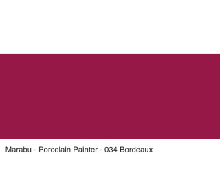 1 Porzellan- Und Glasmalstift - Universal - 1-2mm - Marabu - Bordeaux (Col. 034)