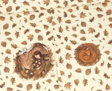 Sommersweat - Wintertraum - Paneel - Ecru - Bio Qualität - Adoringly Dzio - abby and me