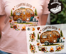 Onkel Bo's Bügelbilder - DIN A4 - Camping Queen - BIG