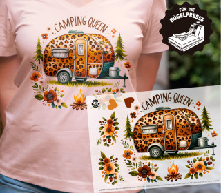 Onkel Bo's Bügelbilder - DIN A4 - Camping Queen - BIG