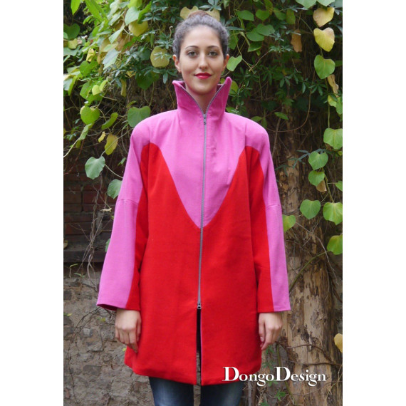 PDF Schnittmuster Kurzmantel Komiko mit Ebook Nähanleitung