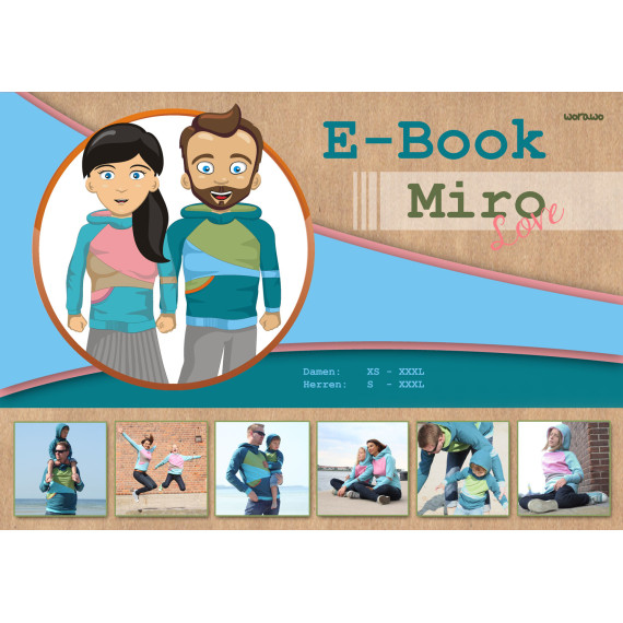 Kombi Ebook - Kapuzenpullover - "MiroLove"