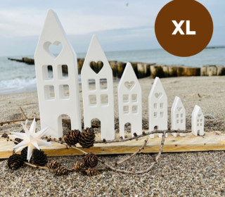 Silikon - Gießform - Zuhause - Herz - Gr. XL - vielfältig nutzbar
