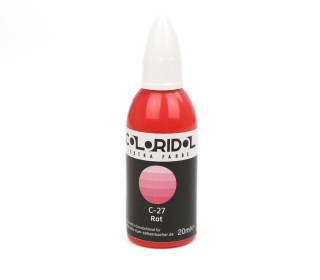 20ml Farbpigment - Extra Farbe - Coloridol - Rot - Pastell