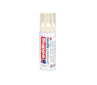 1 Permanentspray - Premium Acryllack - edding 5200 - Cremeweiß Matt (col. 921)