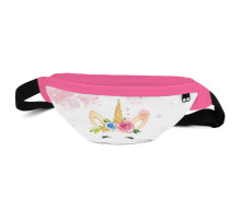DIY-Nähset - small HipBag - Bauchtasche - Little Unicorn - Aquarell Rosa - Outdoorstoff - abby and amy