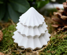 Silikon - Gießform - Zauberhafter Tannenbaum - auch toll für Kerzen - Mittel - vielfältig nutzbar