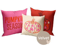 Kissenstoff - DIY - Kissen-Set - Pumpkin Season - Velvet - abby and amy