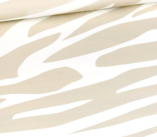 Sommersweat - BIG Zebra - Sand - Weiß - Bio Qualität - Anlukaa - abby and me