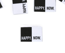 1 Label - HAPPY. NOW. - Schwarz/Weiß - Anlukaa