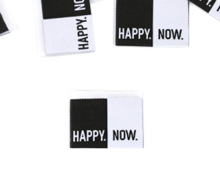 1 Label - HAPPY. NOW. - Schwarz/Weiß - Anlukaa