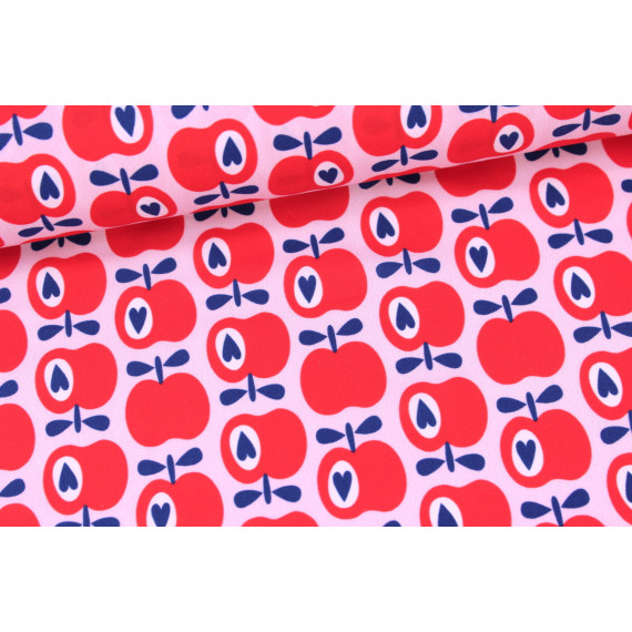 Baumwollstoff Hilco Hamburger Liebe Stoffe Stoff Simply Apples