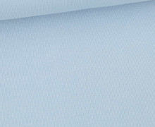 Bündchen Standard - Feine Rippen - Uni - Graublau Hell - #195