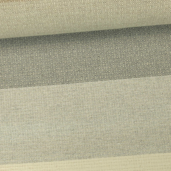 Canvas Dobby Dekostoff Streifen Stripes Multicolor Beige