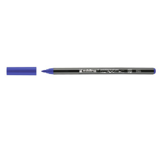 1 Porzellan-Pinselstift - Pinselspitze 1-4mm - edding 4200 - Blau (col. 3)