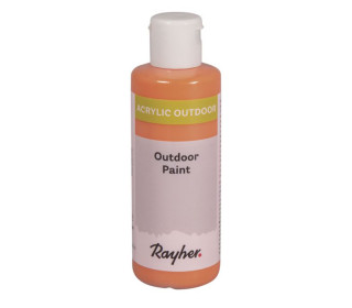 Acrylfarbe - 80ml - Outdoor - Wasserbasis - Rayher - Mandarine