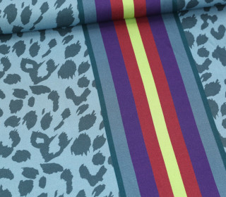 Viskose - Blusenstoff - Leo - Bordure Studio - ki-ba-doo - Altpetrol