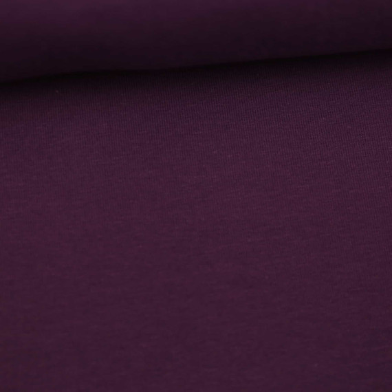 Lila Jersey Stoff Uni Jersey Uni Dunkel Lila (Breite 160cm