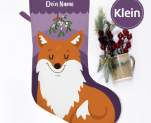 DIY-Nähset - Nikolaussocke - KLEIN - Softshell - Fuchs - Käselotti