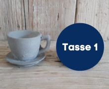 Silikon - Gießform - Tasse Nr. 1 - für Baumkerze - vielfältig nutzbar