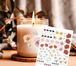 Rub-On Sticker - Spring Garden - Meadow - Tante Henni Rub-Ons - vielfältig nutzbar